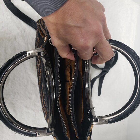 Patricia Nash 10th Anniversary Aria Shopper Tribal Satchel Crossbody - Picture 13 of 16